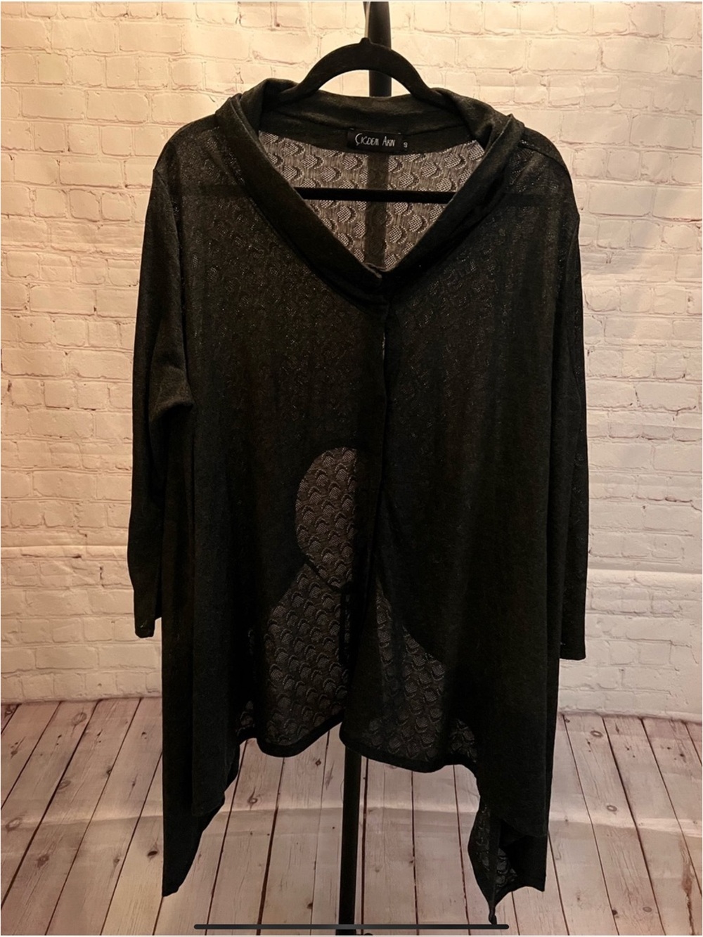 ❤️ CIDGEM AKIN Sheer Textured Drape
CARDIGAN/SWEATER